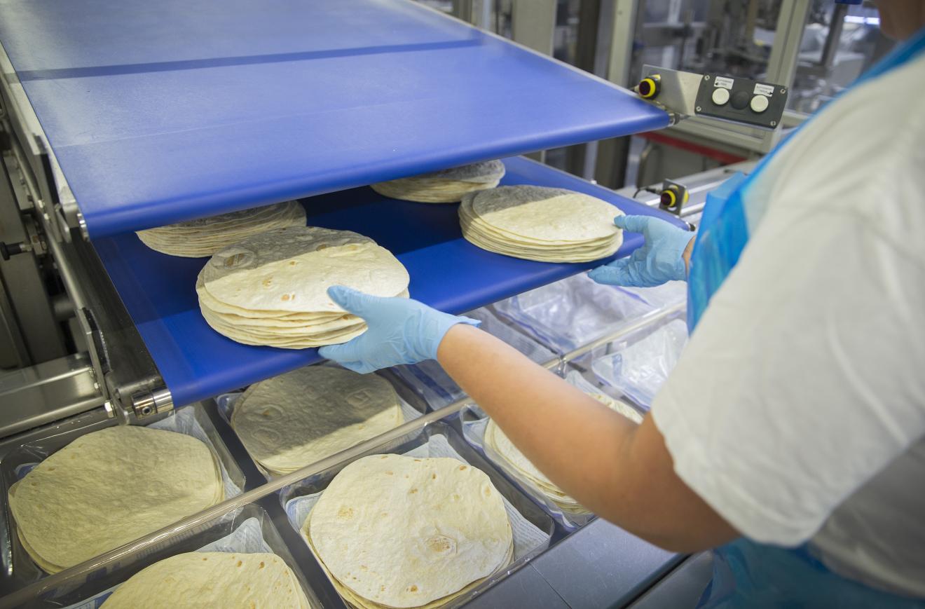 Tortilla factory in Belgium