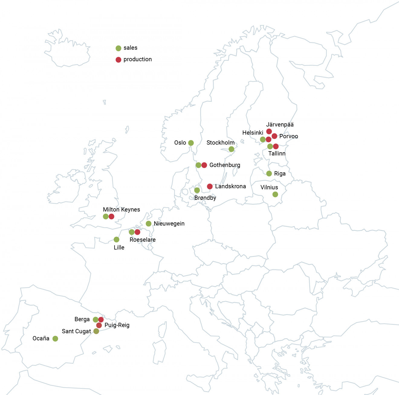 Paulig countries 2022