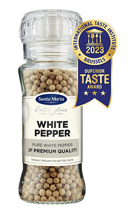 Santa Maria Creamy White Pepper with Superior Taste Award logo