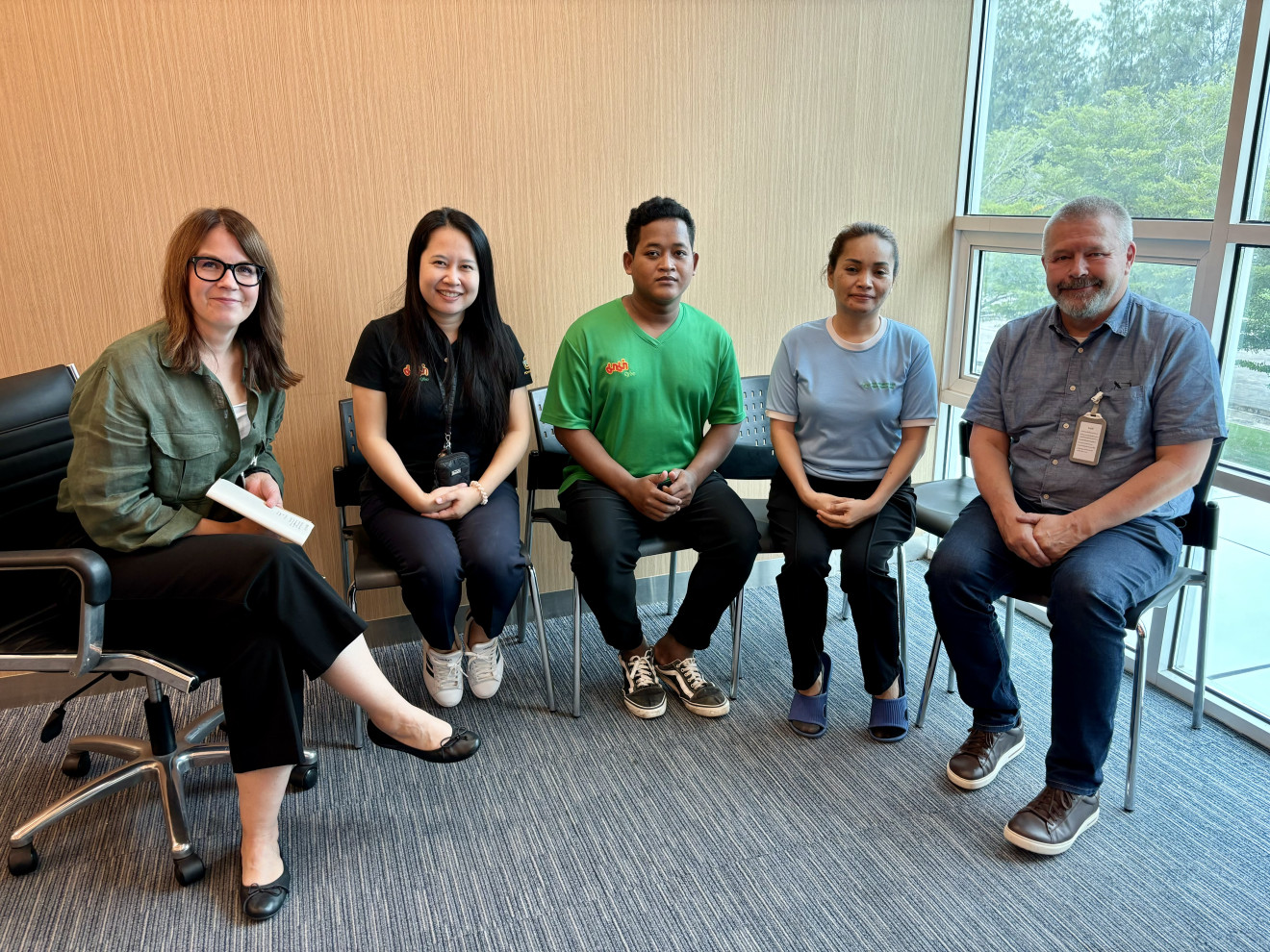 Meeting suppliers in Thailand