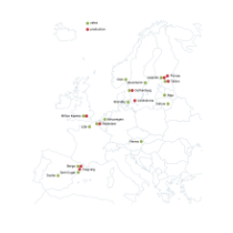 Map picture of Paulig countries 2023