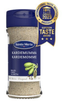 Santa Maria Cardamom spice jar with Superior Taste Award ribbon